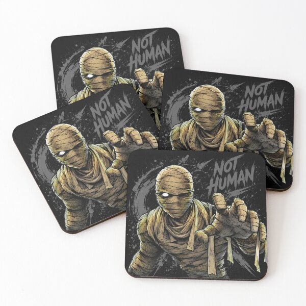 Item preview, Gritty Bandaged Mummy Not Human Monster Graphic designed and sold by Munib302.