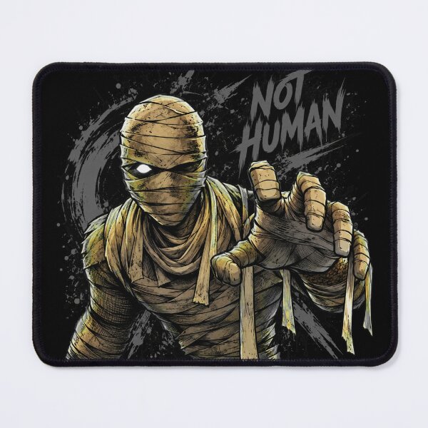 Item preview, Gritty Bandaged Mummy Not Human Monster Graphic designed and sold by Munib302.