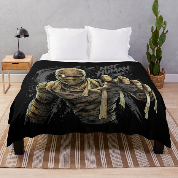 Item preview, Gritty Bandaged Mummy Not Human Monster Graphic designed and sold by Munib302.