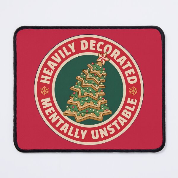 Item preview, Heavily Decorated Mentally Unstable Cookie Tree Badge designed and sold by DripCultureLab.