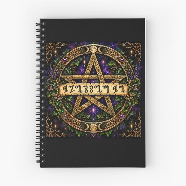 Item preview, Pentacle Blessed Be Theban Design Witchcraft Magick Occult designed and sold by Witch Joseph.