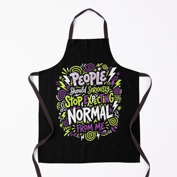 Item preview, Stop Expecting Normal From Me T-Shirt | Funny Sarcastic Graphic Saying Tee designed and sold by ImadDesignsArts.