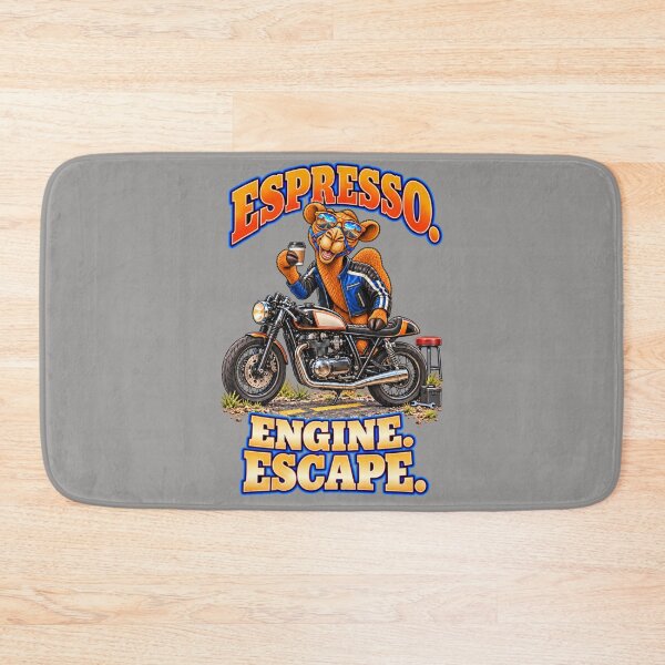 Item preview, Espresso. Engine. Escape – Funny Camel Biker Coffee T-Shirt – Funny Camel T-Shirt Animal Graphic Camel T-Shirt designed and sold by Camel & Quirk.