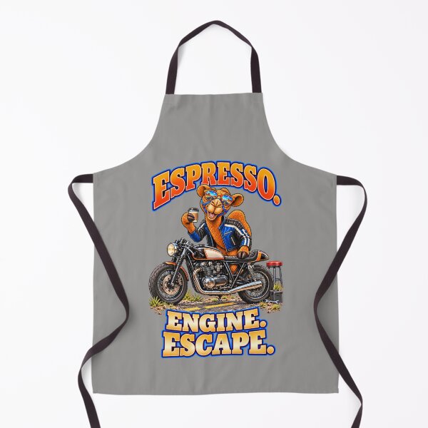 Item preview, Espresso. Engine. Escape – Funny Camel Biker Coffee T-Shirt – Funny Camel T-Shirt Animal Graphic Camel T-Shirt designed and sold by Camel & Quirk.
