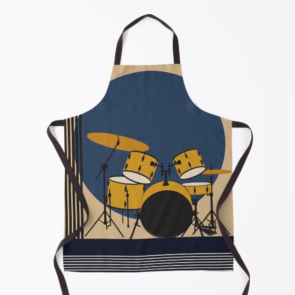 Item preview, Drum Set Art Print, Bauhaus Drummer Print, Jazz Music Art, Drummer Gift, Mid Century Modern Music Print, Percussion Decor, Music Room Art designed and sold by Studio pod Burom.