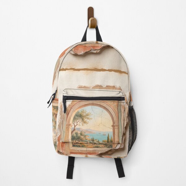 Item preview, Roman Triclinium Olive Tree - Ancient Fresco Art designed and sold by codex antique.