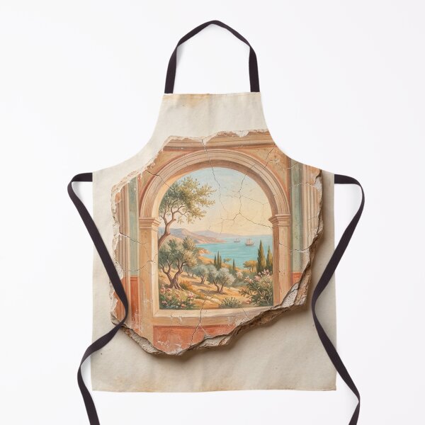 Item preview, Roman Triclinium Olive Tree - Ancient Fresco Art designed and sold by codex antique.