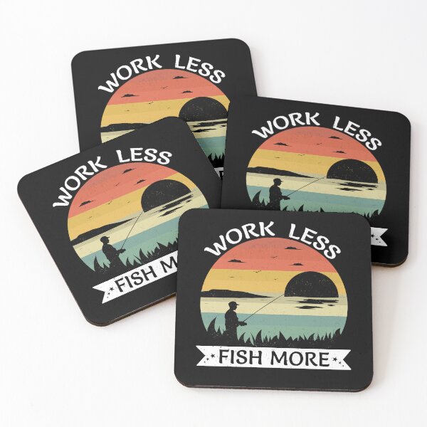 Item preview, Peaceful Lake Fishing Illustration designed and sold by GetGoodFit.