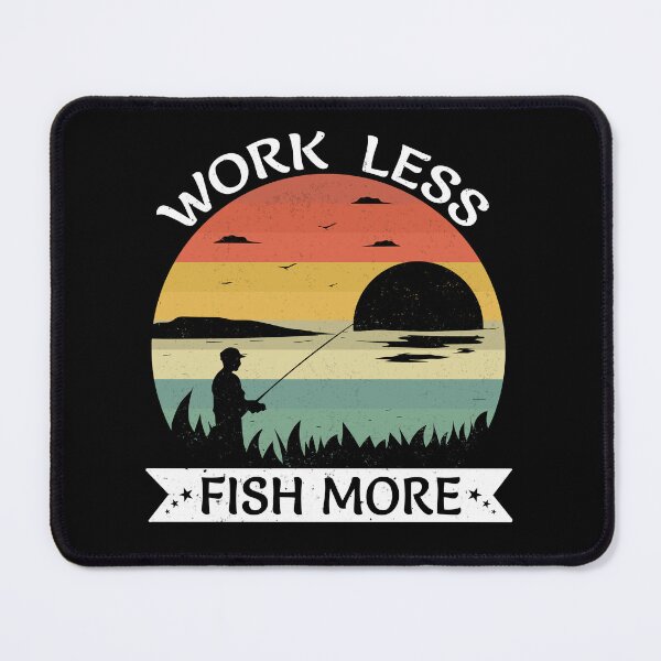 Item preview, Peaceful Lake Fishing Illustration designed and sold by GetGoodFit.