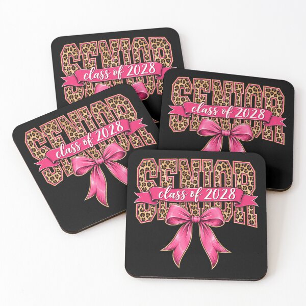 Item preview, senior class of 2028 leopard print pink bow celebration designed and sold by anapldv.