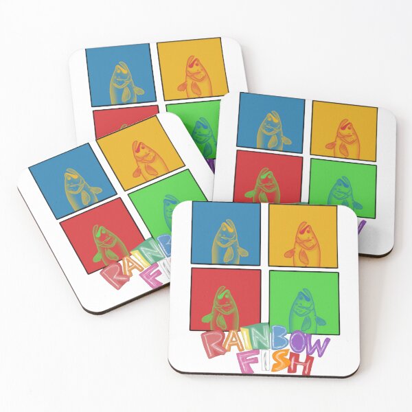 Item preview, Rainbow Fish Pop Art designed and sold by Lazuatsarts.