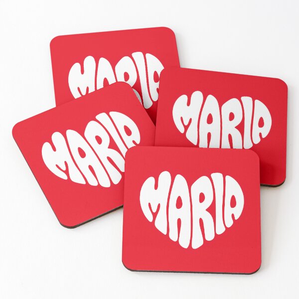 Item preview, Maria Name in a Red Heart designed and sold by SayMaria.