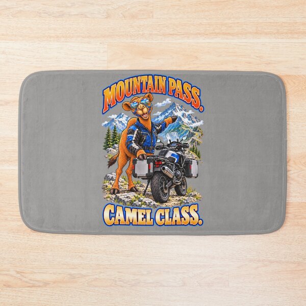 Item preview, Mountain Pass. Camel Class – Funny Camel Biker T-Shirt – Funny Camel T-Shirt Animal Graphic Camel T-Shirt designed and sold by Camel & Quirk.