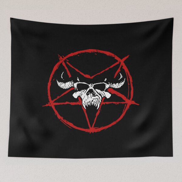 Item preview, Danzig Red Pentagram  Retro Halftone Art Style  designed and sold by Mohanad8.