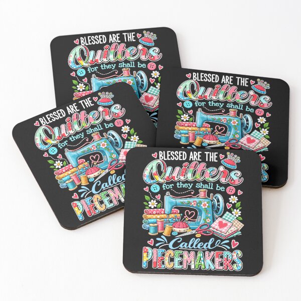 Item preview, Blessed Are the Quilters Called Piecemakers Sewing Humor designed and sold by andre-hollow.