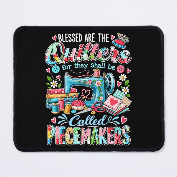 Item preview, Blessed Are the Quilters Called Piecemakers Sewing Humor designed and sold by andre-hollow.