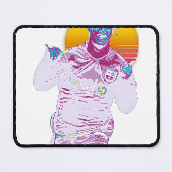 Item preview, Ronaldinho Retro Synthwave Sunset Barcelona Legend designed and sold by Pepeud.