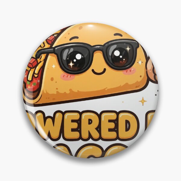 Item preview, Powered by Tacos – Funny Taco Lover T-Shirt designed and sold by SniffGiggle.