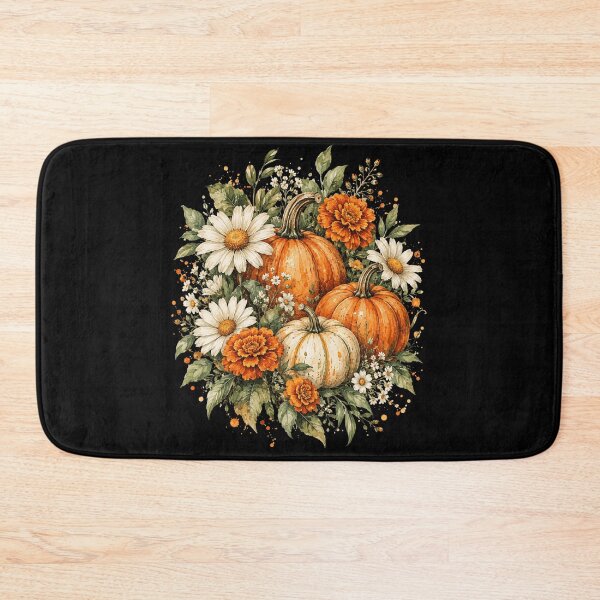 Item preview, Pumpkin Floral Harvest Pumpkin Autumn Botanical Art designed and sold by anapldv.