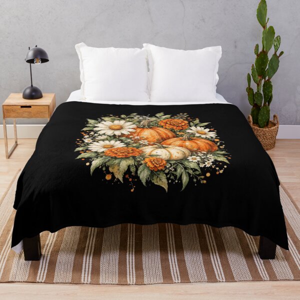 Item preview, Pumpkin Floral Harvest Pumpkin Autumn Botanical Art designed and sold by anapldv.