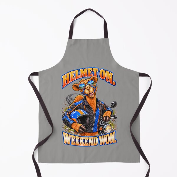 Item preview, Helmet On. Weekend Won – Funny Camel Biker T-Shirt – Funny Camel T-Shirt Animal Graphic Camel T-Shirt designed and sold by Camel & Quirk.