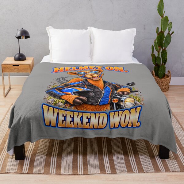 Item preview, Helmet On. Weekend Won – Funny Camel Biker T-Shirt – Funny Camel T-Shirt Animal Graphic Camel T-Shirt designed and sold by Camel & Quirk.