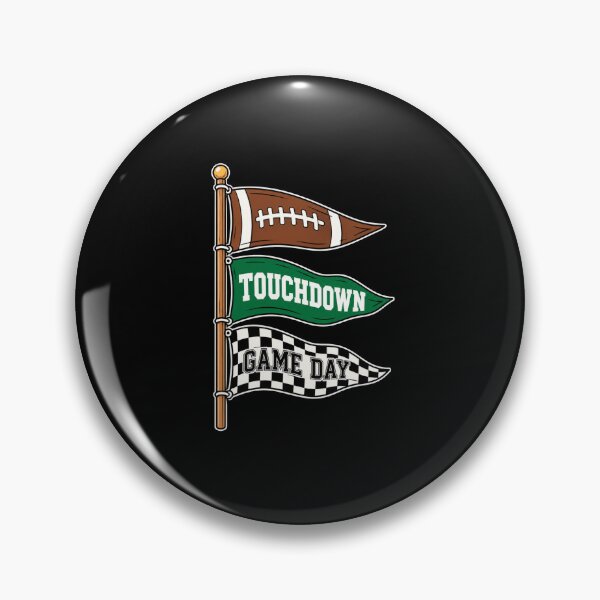Item preview, touchdown Game Day Football Flags for Sports Fans designed and sold by anapldv.