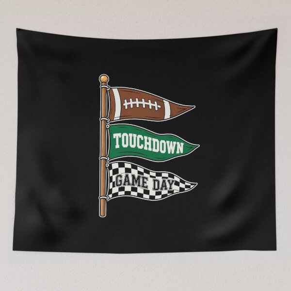 Item preview, touchdown Game Day Football Flags for Sports Fans designed and sold by anapldv.