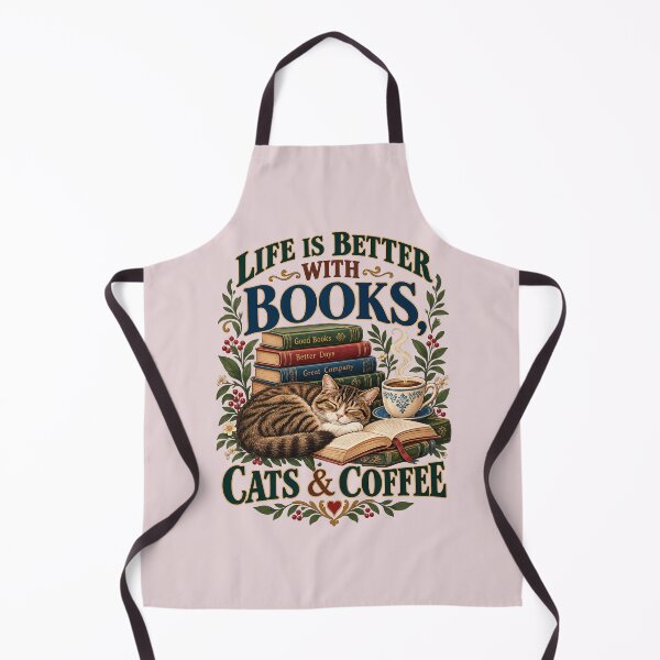 Item preview, Being Is Better With Books, Feline-Friends and Coffee Drinks designed and sold by taiche.