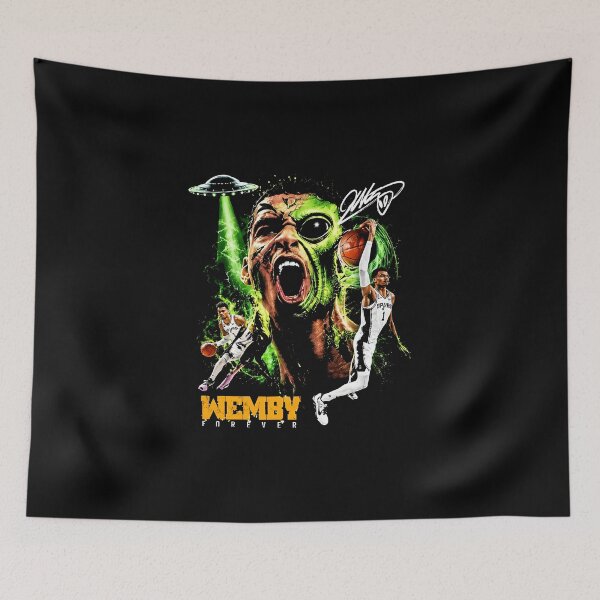 Item preview, Victor Wembanyama Alien Wemby Forever Basketball Art designed and sold by Pepeud.