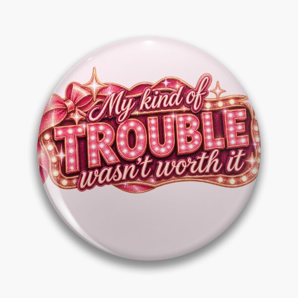 Item preview, My Kind of Trouble Wasn’t Worth It | Taylor Pink Clouding Sticker designed and sold by taylorvinyls.