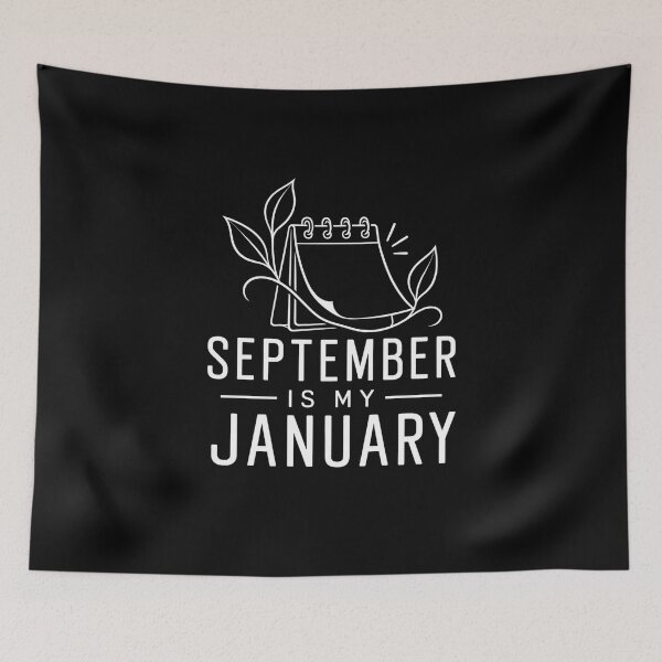 Item preview, September Quote Minimal Line Art Calendar Month designed and sold by anapldv.