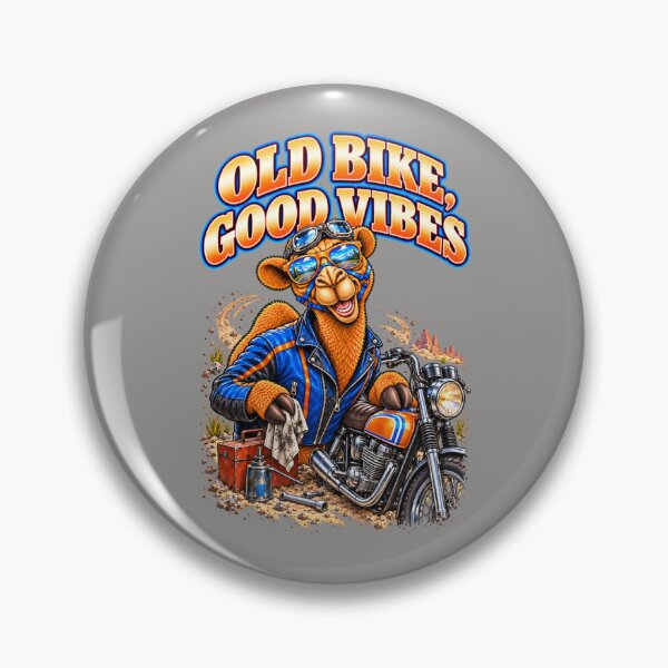 Artikelvorschau, Vintage Motorrad-Kamel – Lustiges Kamel-Biker-T-Shirt – Lustiges Kamel-T-Shirt mit Tiermotiv entworfen und verkauft von Camel & Quirk.