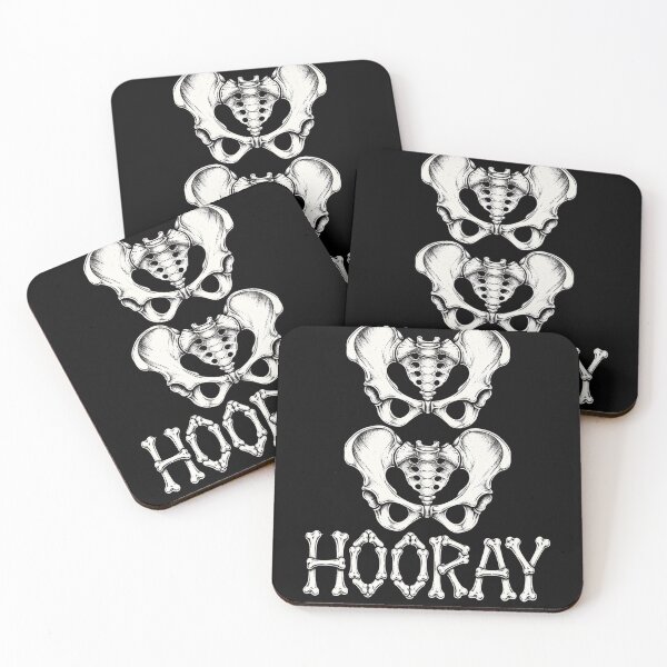 Item preview, Skeleton Pelvis Anatomy Art with Bones Lettering designed and sold by anapldv.