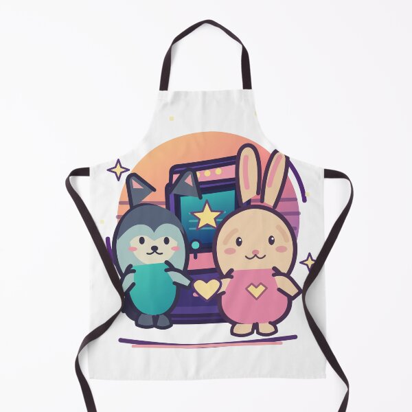 Item preview, Retro Arcade Animal Besties— Raccoon and Bunny designed and sold by narinzoon.