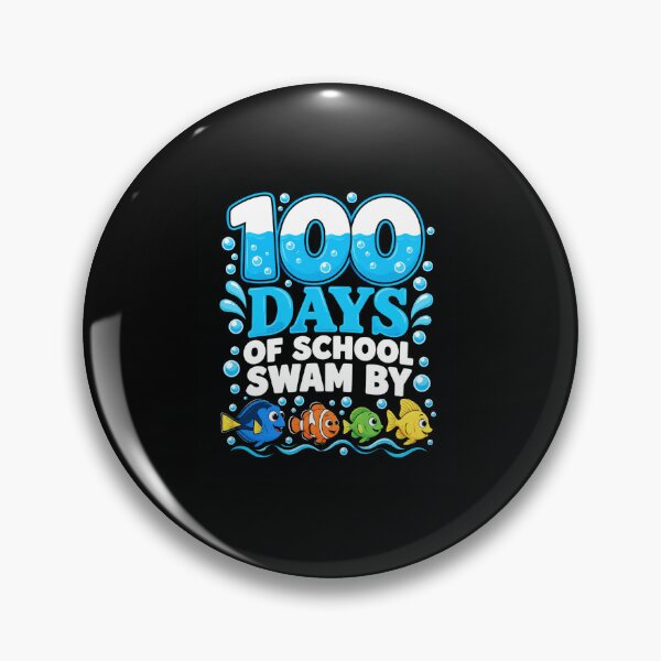Item preview, 100 Days of School Underwater Fish Celebration designed and sold by anapldv.