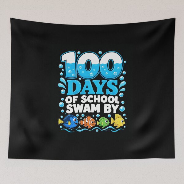 Item preview, 100 Days of School Underwater Fish Celebration designed and sold by anapldv.