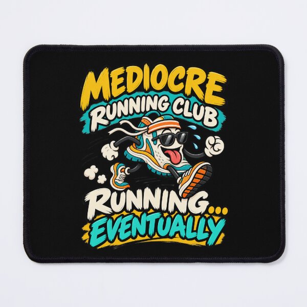 Item preview, Mediocre Running Club Enjoying Every Step at Our Own Pace Design designed and sold by DarkRelicStudio.