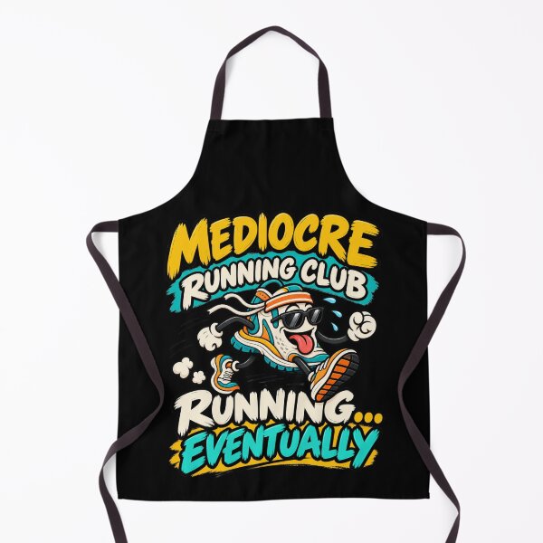 Item preview, Mediocre Running Club Enjoying Every Step at Our Own Pace Design designed and sold by DarkRelicStudio.