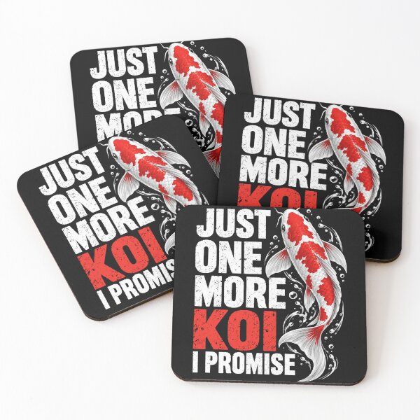 Item preview, Koi Fish Promise Art with Bold Japanese Inspired Quote designed and sold by anapldv.