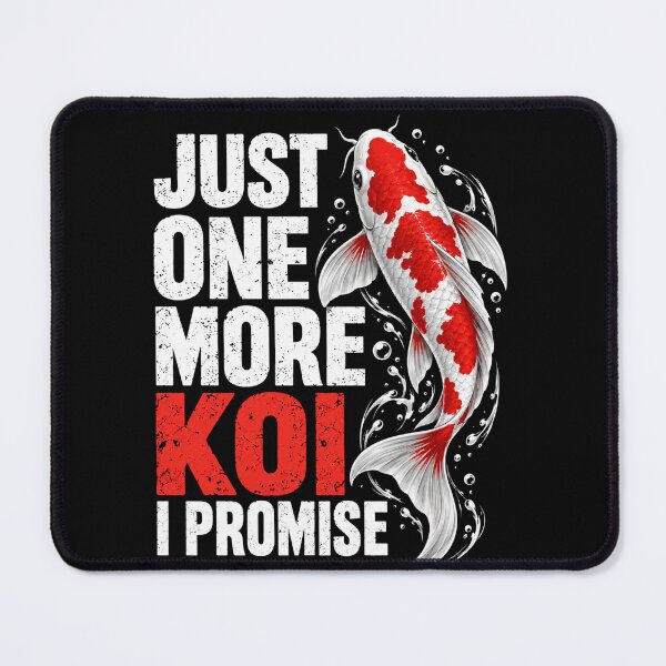 Item preview, Koi Fish Promise Art with Bold Japanese Inspired Quote designed and sold by anapldv.