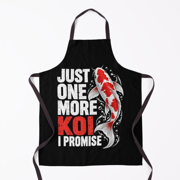 Item preview, Koi Fish Promise Art with Bold Japanese Inspired Quote designed and sold by anapldv.