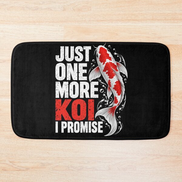 Item preview, Koi Fish Promise Art with Bold Japanese Inspired Quote designed and sold by anapldv.