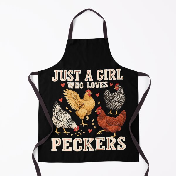 Item preview, Just A Girl Who Loves Peckers Funny Chicken Lover designed and sold by andre-hollow.