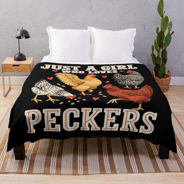 Item preview, Just A Girl Who Loves Peckers Funny Chicken Lover designed and sold by andre-hollow.