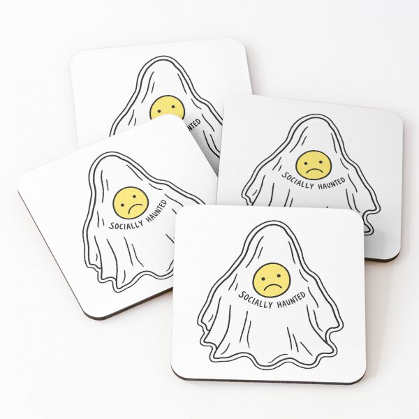 Item preview, Socially Haunted Sad Ghost Emoji Introvert designed and sold by LongIslandDesgn.