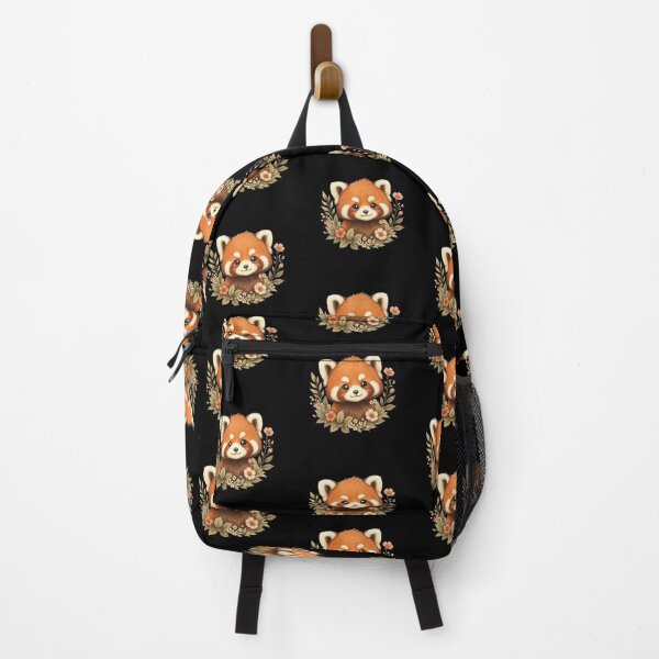 Item preview, Kawaii Red Panda Botanical Art designed and sold by Animepopstudio.