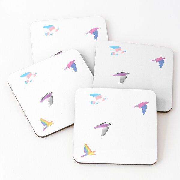 Item preview, Flying Queer Pride Birds designed and sold by chipbeing.