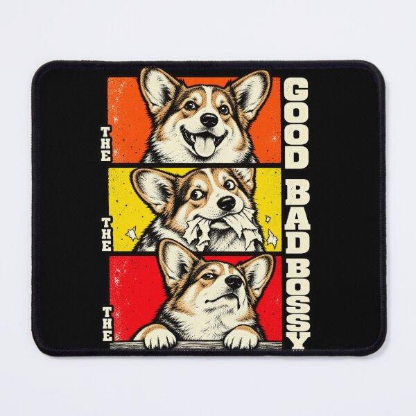 Item preview, Corgi - The Good, The Bad, The Bossy designed and sold by inkstyl.