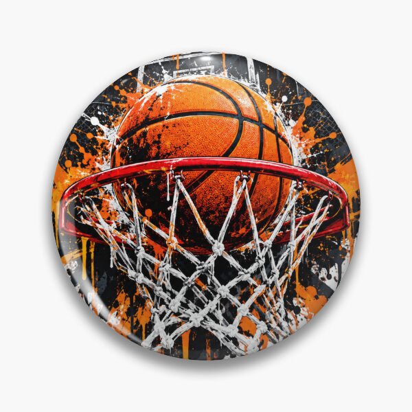 Item preview, Streetball Basketball Basket Crown Graffiti Urban Art designed and sold by LongIslandDesgn.